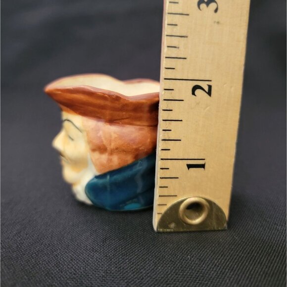Vintage Miniature Ceramic Toby Mug Pitcher Made In Japan - Picture 7 of 9
